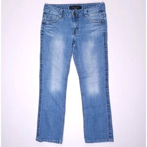 Calvin Klein Jeans Womens 8 Lean Boot Bootcut Denim Jeans 30x28